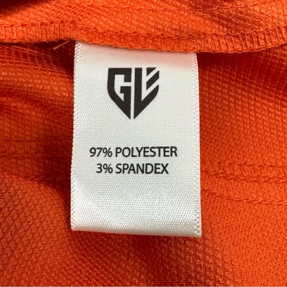 Graham Luxe by 1764 Men’s size Small Red Orange Kash Zip Up Golf Jacket NEW - Picture 10 of 11